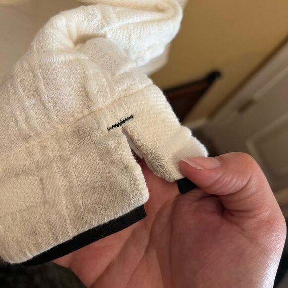 Anthropologie Maeve Patch Pocket Mini Dress M Ivory Black Cotton Stretch NWOT - Picture 6 of 11